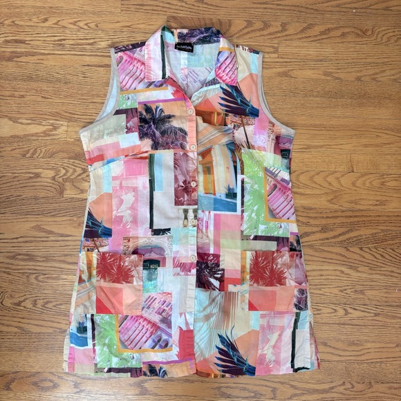 Luc Fontaine sleveless cotton top - Picture 8 of 12